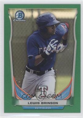 2014 Bowman Draft - Top Prospects Chrome - Green Refractor #CTP-53 - Lewis Brinson /150