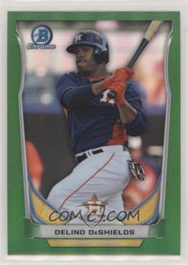 2014 Bowman Draft - Top Prospects Chrome - Green Refractor #CTP-73 - Delino DeShields Jr. /150