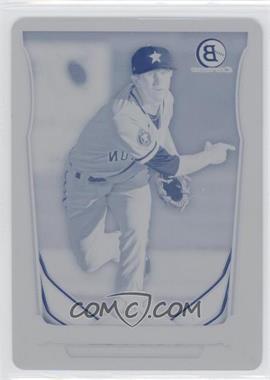 2014 Bowman Draft - Top Prospects Chrome - Printing Plate Cyan #CTP-45 - Josh Hader /1