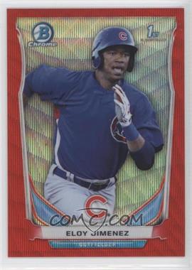 2014 Bowman Draft - Top Prospects Chrome - Red Wave Refractor #CTP-33 - Eloy Jimenez /25