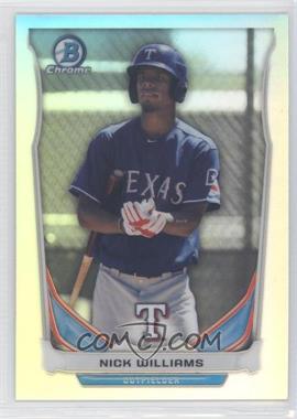 2014 Bowman Draft - Top Prospects Chrome - Refractor #CTP-70 - Nick Williams
