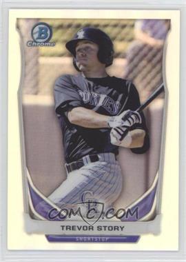 2014 Bowman Draft - Top Prospects Chrome - Refractor #CTP-74 - Trevor Story