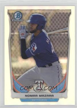 2014 Bowman Draft - Top Prospects Chrome - Refractor #CTP-90 - Nomar Mazara