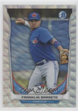 2014 Bowman Draft - Top Prospects Chrome - Silver Wave Refractor #CTP-78 - Franklin Barreto /25