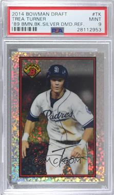 2014 Bowman Draft Picks & Prospects - 1989 Bowman is Back Silver Diamond Refractors #89BIB-TK - Trea Turner [PSA 9 MINT]