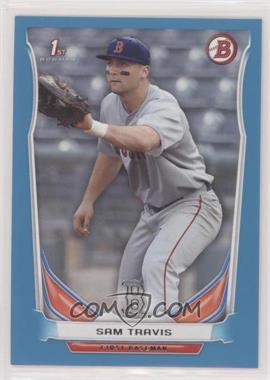 2014 Bowman Draft Picks & Prospects - [Base] - Blue #DP61 - Sam Travis /399