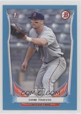 2014 Bowman Draft Picks & Prospects - [Base] - Blue #DP61 - Sam Travis /399