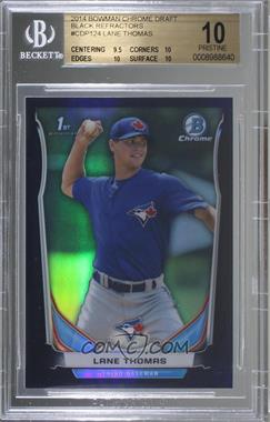 2014 Bowman Draft Picks & Prospects - Chrome - Black Refractors #CDP124 - Lane Thomas /75 [BGS 10 PRISTINE]