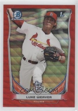 2014 Bowman Draft Picks & Prospects - Chrome - Red Wave Refractors #CDP23 - Luke Weaver /25