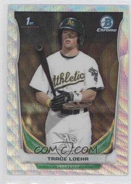 2014 Bowman Draft Picks & Prospects - Chrome - Silver Wave Refractors #CDP108 - Trace Loehr /25