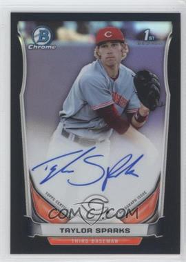 2014 Bowman Draft Picks & Prospects - Chrome Draft Pick Autographs - Black Refractors #BCA-TS - Taylor Sparks /35