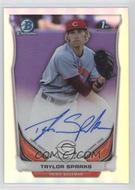 2014 Bowman Draft Picks & Prospects - Chrome Draft Pick Autographs - Refractors #BCA-TS - Taylor Sparks