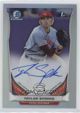 2014 Bowman Draft Picks & Prospects - Chrome Draft Pick Autographs - Refractors #BCA-TS - Taylor Sparks