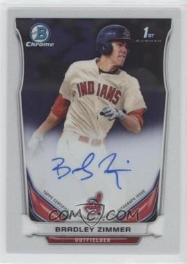 2014 Bowman Draft Picks & Prospects - Chrome Draft Pick Autographs #BCA-BZ - Bradley Zimmer