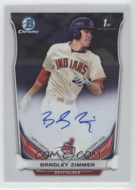 2014 Bowman Draft Picks & Prospects - Chrome Draft Pick Autographs #BCA-BZ - Bradley Zimmer