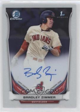 2014 Bowman Draft Picks & Prospects - Chrome Draft Pick Autographs #BCA-BZ - Bradley Zimmer