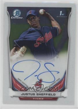 2014 Bowman Draft Picks & Prospects - Chrome Draft Pick Autographs #BCA-JS - Justus Sheffield [EX to NM]