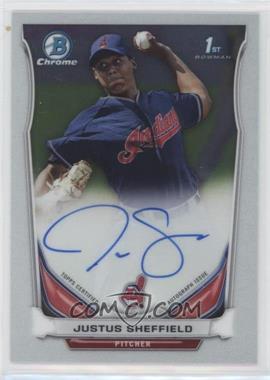 2014 Bowman Draft Picks & Prospects - Chrome Draft Pick Autographs #BCA-JS - Justus Sheffield [EX to NM]