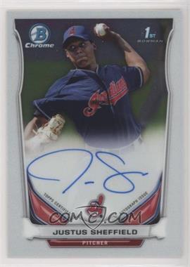 2014 Bowman Draft Picks & Prospects - Chrome Draft Pick Autographs #BCA-JS - Justus Sheffield [EX to NM]