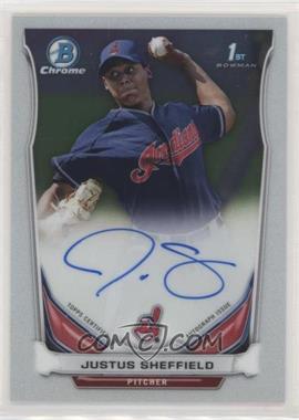 2014 Bowman Draft Picks & Prospects - Chrome Draft Pick Autographs #BCA-JS - Justus Sheffield [EX to NM]