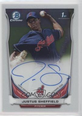 2014 Bowman Draft Picks & Prospects - Chrome Draft Pick Autographs #BCA-JS - Justus Sheffield [EX to NM]