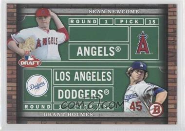 2014 Bowman Draft Picks & Prospects - Dual Draftees #DD-NH - Grant Holmes, Sean Newcomb