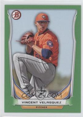 2014 Bowman Draft Picks & Prospects - Top Prospects - Green #TP-28 - Vincent Velasquez /75