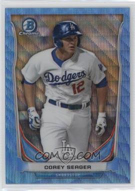 2014 Bowman Draft Picks & Prospects - Top Prospects Chrome - Blue Wave Refractor #CTP-41 - Corey Seager