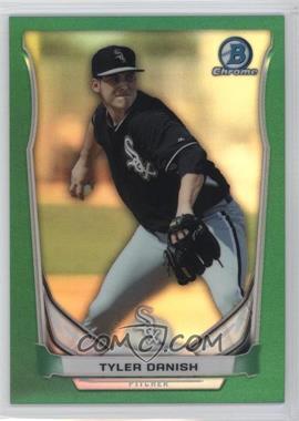 2014 Bowman Draft Picks & Prospects - Top Prospects Chrome - Green Refractor #CTP-48 - Tyler Danish /150