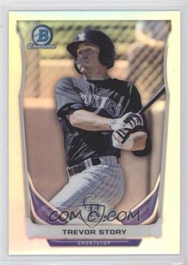 2014 Bowman Draft Picks & Prospects - Top Prospects Chrome - Refractor #CTP-74 - Trevor Story