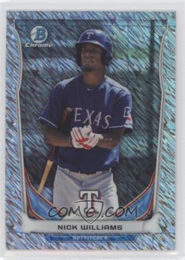 2014 Bowman Draft Picks & Prospects - Top Prospects Chrome - Shimmer Refractor #CTP-70 - Nick Williams /15