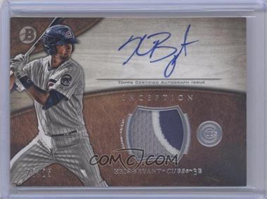 2014 Bowman Inception - Autographed Relics - Patch #AR-KB - Kris Bryant /25