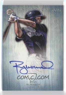 2014 Bowman Inception - Prospect Autographs - Blue #PA-RYM - Ryan McMahon /75