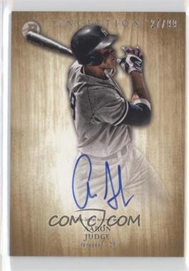 2014 Bowman Inception - Prospect Autographs - Gold #PA-AJ - Aaron Judge /99