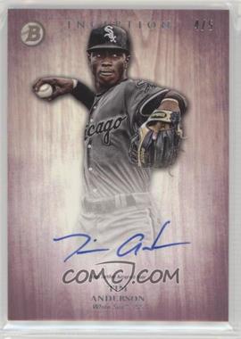 2014 Bowman Inception - Prospect Autographs - Purple #PA-TA - Tim Anderson /5