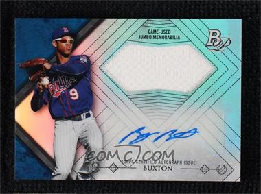 2014 Bowman Platinum - Autographed Jumbo Relic - Refractor #AJR-BB - Byron Buxton