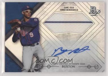 2014 Bowman Platinum - Autographed Jumbo Relic - Refractor #AJR-BB - Byron Buxton