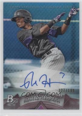 2014 Bowman Platinum - Autographed Prospects - Blue Refractor #AP-RH - Rosell Herrera /199