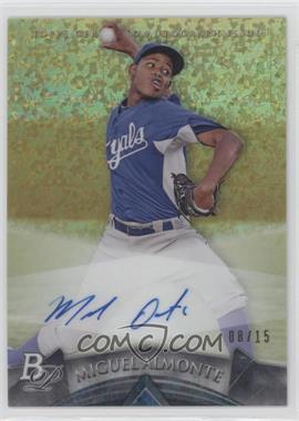 2014 Bowman Platinum - Autographed Prospects - Canary Diamond #AP-MA - Miguel Almonte /15