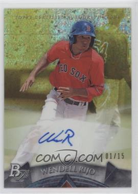 2014 Bowman Platinum - Autographed Prospects - Canary Diamond #AP-WR - Wendell Rijo /15