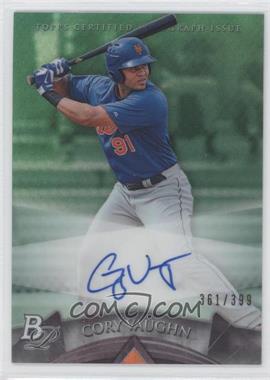 2014 Bowman Platinum - Autographed Prospects - Green Refractor #AP-CV - Cory Vaughn /399