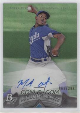 2014 Bowman Platinum - Autographed Prospects - Green Refractor #AP-MA - Miguel Almonte /399