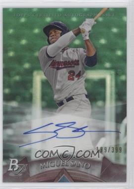 2014 Bowman Platinum - Autographed Prospects - Green Refractor #AP-MS - Miguel Sano /399