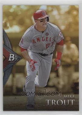 2014 Bowman Platinum - [Base] - Gold #2 - Mike Trout [EX to NM]