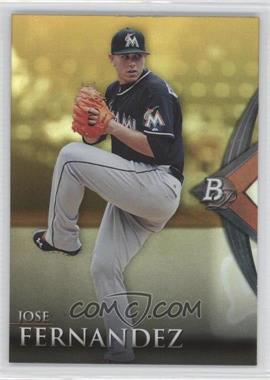 2014 Bowman Platinum - [Base] - Gold #36 - Jose Fernandez