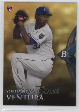 2014 Bowman Platinum - [Base] - Gold #84 - Yordano Ventura