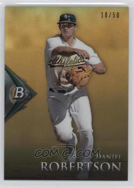 2014 Bowman Platinum - Chrome Prospects - Gold #BPCP41 - Daniel Robertson /50