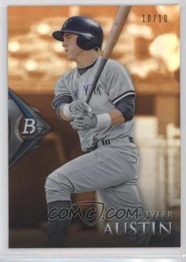 2014 Bowman Platinum - Chrome Prospects - Orange #BPCP37 - Tyler Austin /10