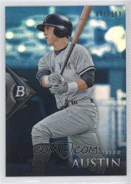 2014 Bowman Platinum - Chrome Prospects - Sapphire #BPCP37 - Tyler Austin /199