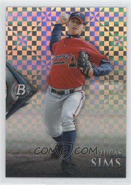 2014 Bowman Platinum - Chrome Prospects - X-Fractor #BPCP48 - Lucas Sims